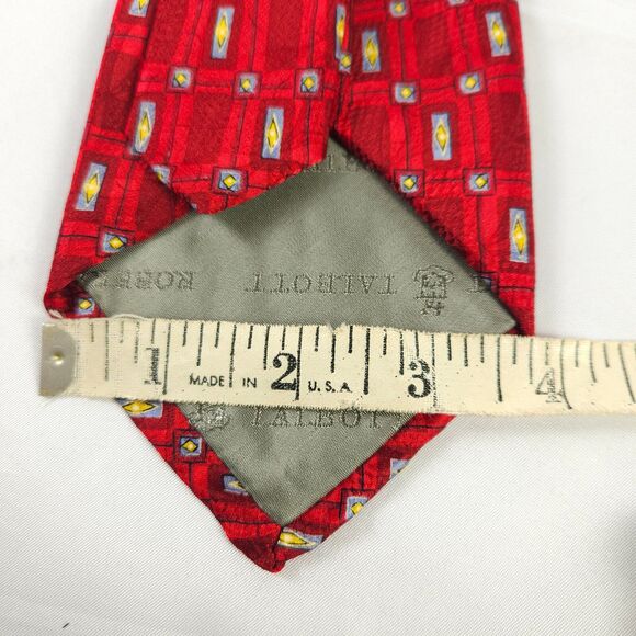 2 Robert Talbott Geometric Silk Mens Ties Made in the USA 58" x 4" - Picture 7 of 9